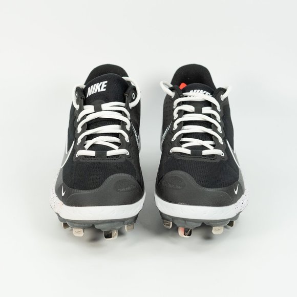 Nike Alpha Huarache Elite 3 Low 'Black White' CK0746-010 Baseball Cleats - Picture 6 of 8